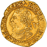 Monnaie, Grande-Bretagne, James I, Quarter Laurel, Londres, TTB, Or - 1485-1662 : Tudor / Stuart