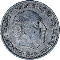 Espagne, Francisco Franco, Caudillo, 10 Centimos, 1959, Aluminium, TTB, KM:790 - 50 Céntimos