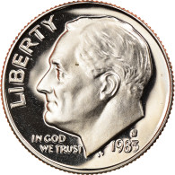 Monnaie, États-Unis, Roosevelt Dime, Dime, 1983, U.S. Mint, San Francisco - 1946-...: Roosevelt