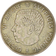 Monnaie, Suède, Gustaf VI, Krona, 1953, TTB, Argent, KM:826 - Suède