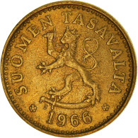 Monnaie, Finlande, 10 Pennia, 1966 - Finlandia