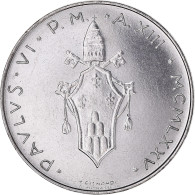 Monnaie, Cité Du Vatican, Paul VI, 100 Lire, 1975, Roma, FDC, Acier Inoxydable - Vatican