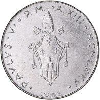 Monnaie, Cité Du Vatican, Paul VI, 50 Lire, 1975, Roma, FDC, Acier Inoxydable - Vatican