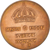 Monnaie, Suède, Gustaf VI, 2 Öre, 1969, TTB, Bronze, KM:821 - Suède