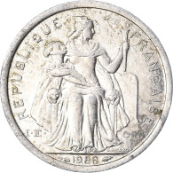 Monnaie, Nouvelle-Calédonie, Franc, 1988, Paris, TTB, Aluminium, KM:10 - Nieuw-Caledonië