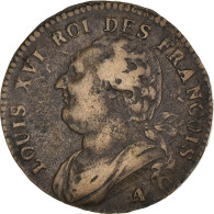 Monnaie, France, Louis XVI, 12 Deniers François, 12 Deniers, 1791, Paris, TTB - Otros & Sin Clasificación