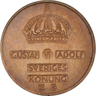 Monnaie, Suède, Gustaf VI, 2 Öre, 1960, TTB, Bronze, KM:821 - Suède