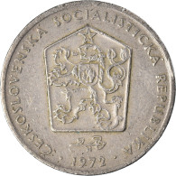 Monnaie, Tchécoslovaquie, 2 Koruny, 1972 - Tchécoslovaquie