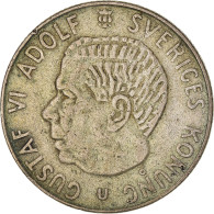 Monnaie, Suède, Gustaf VI, Krona, 1963, TTB+, Argent, KM:826 - Suède