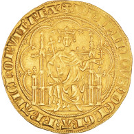 Monnaie, France, Philippe IV Le Bel, Chaise D'or, (1303), Rare, TTB+, Or - 1285-1314 Philip IV The Fair