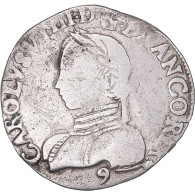 Monnaie, France, Charles IX, Teston, 1563, Rennes, TB+, Argent, Sombart:4618 - 1560-1574 Karl IX.