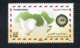 2012- Morocco - Maroc - Joint Issue - Arab Post Day- Journée De La Poste Arabe -Dove - Oiseau - Complete Set  MNH** - Emissions Communes