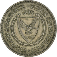 Monnaie, Chypre, 100 Mils, 1980, TTB, Cupro-nickel, KM:42 - Chipre