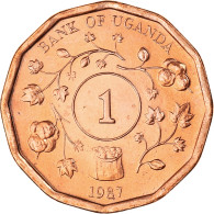 Monnaie, Ouganda, Shilling, 1987, SUP+, Cuivre Plaqué Acier, KM:27 - Oeganda