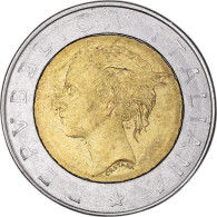 Monnaie, Italie, 500 Lire, 1993, Rome, TB+, Bimétallique, KM:160 - 20 Lire