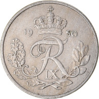 Monnaie, Danemark, 25 Öre, 1950 - Dinamarca