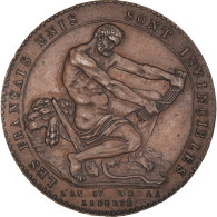 Monnaie, France, Hercule, Sol, 1792, Birmingham, SUP+, Bronze, KM:Tn22 - Sonstige & Ohne Zuordnung