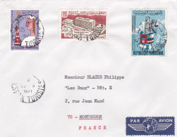 TUNISIE -1971--lettre SFAX  Pour Montesson-78 (France),.timbres Divers ..cachet - Tunisia (1956-...)