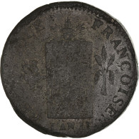 Monnaie, France, 2 Sols Aux Balances Daté, 2 Sols, 1793, Lille, TB+, Bronze - Altri & Non Classificati
