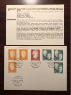 SWEDEN FDC COVER 1971 YEAR NOBEL PRIZE CURIE GULLSTRAD  HEALTH MEDICINE STAMPS - FDC