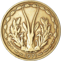 Monnaie, Communauté économique Des États De L'Afrique De L'Ouest, 25 Francs - Costa De Marfil