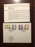 SWEDEN FDC COVER 1972 YEAR NOBEL PRIZE CARREL  HEALTH MEDICINE STAMPS - FDC