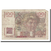 France, 100 Francs, Jeune Paysan, 1947, 1947-04-03, B, KM:128b - 100 F 1945-1954 ''Jeune Paysan''