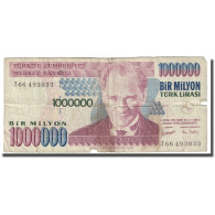 Billet, Turquie, 1,000,000 Lira, 2002, KM:213, TB - Turchia