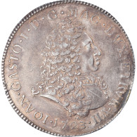 Monnaie, États Italiens, LIVORNO, Cosimo III, Tollero, 1723, TTB+, Argent - Toscane