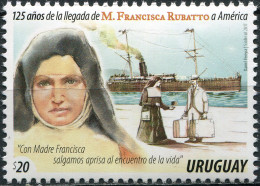 URUGUAY - 2017 - STAMP MNH ** - Francesca Maria Rubatto (1844-1904) - Uruguay