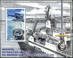 TAAF 2022 - S/S MNH ** - Replenishment Of Kerguelen Base By Ship Marion Dufresne - Nuevos