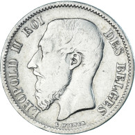 Monnaie, Belgique, Leopold II, 50 Centimes, 1898, Bruxelles, TB+, Argent, KM:26 - 50 Cent