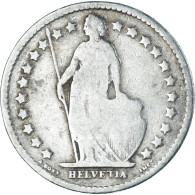 Monnaie, Suisse, 1/2 Franc, 1894, Paris, Rare, TB, Argent, KM:23 - Autres & Non Classés