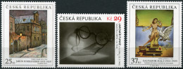 Czech Republic 2014. Works Of Art On Postage Stamps (MNH OG) Set Of 3 Stamps - Ungebraucht