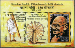 URUGUAY - 2019 - S/S MNH ** - 150th Anniversary Of Birth Of Mahatma Gandhi - Uruguay