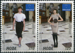 URUGUAY - 2020 - BLOCK OF 2 STAMPS MNH ** - MERCOSUR : Fashion - Uruguay