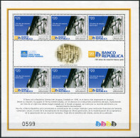 URUGUAY - 2016 - M/S MNH ** - 120 Years Of The Bank Of Our Country - BROU - Uruguay