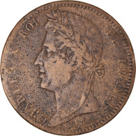 Monnaie, Colonies Françaises, Charles X, 10 Centimes, 1825, Paris, TB+, Bronze - Otros & Sin Clasificación