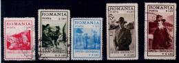 ROMANIA  1931 SCOUT EXHIBITION MI No 413-7 USED VF!! - Neufs