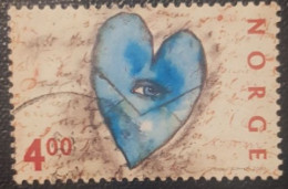 Norway 4Kr Valentines Day Used - Oblitérés