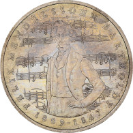 Monnaie, République Fédérale Allemande, Felix Bartholdy, 5 Mark, 1984 - 5 Marchi