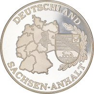 Allemagne, Médaille, SACHSEN-ANHALT, 1990, BE, SPL, Argent - Andere & Zonder Classificatie