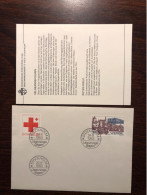 SWEDEN FDC COVER 1983 YEAR RED CROSS HEALTH MEDICINE STAMPS - FDC