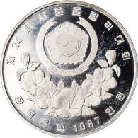 Monnaie, Corée Du Sud, 10000 Won, 1987, BE, FDC, Argent, KM:57 - Corée Du Sud