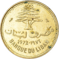 Monnaie, Liban , 10 Piastres, 1972, Paris, TTB, Nickel-Cuivre, KM:26 - Líbano