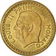 Monnaie, Monaco, 2 Francs, 1943, Paris, TTB+, Cupro-Aluminium, Gadoury:134 - 1922-1949 Luigi II