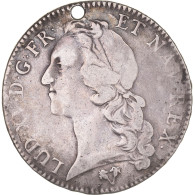 Monnaie, France, Louis XV, Écu Au Bandeau, Ecu, 1742, Poitiers, Trouée, TB+ - 1715-1774 Louis XV Le Bien-Aimé