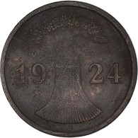 Monnaie, Allemagne, République De Weimar, 2 Rentenpfennig, 1924, Hambourg, TB - 2 Renten- & 2 Reichspfennig