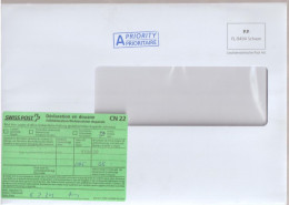 Liechtenstein Envelopes Port Payé - Liechtensteinische Post AG - Customs Declaration 2024 - Collections