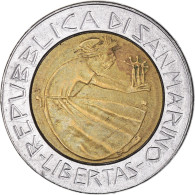 Monnaie, Saint Marin , 500 Lire, 1985, TB+, Bimétallique, KM:181 - San Marino
